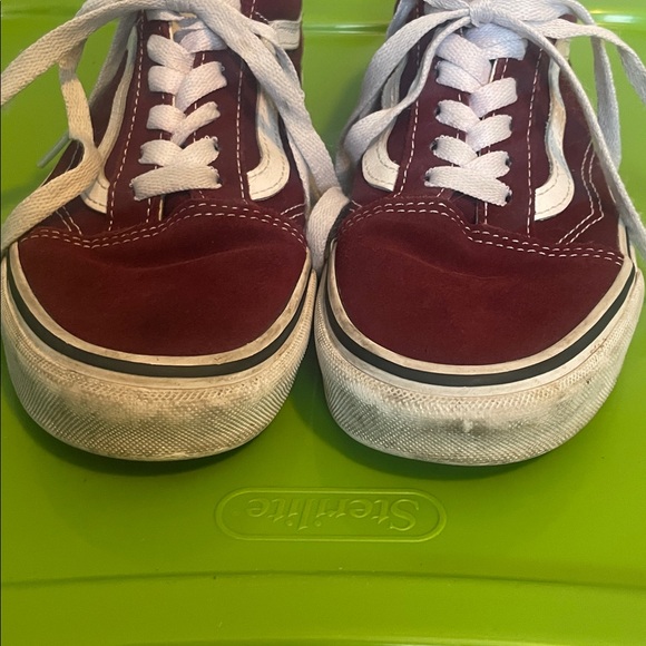 Vans M 6 W 7.5 burgundy Old Skool Sneakers skate classic casual - Picture 2 of 8